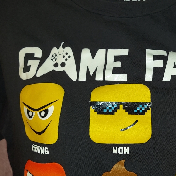 Kids Game Face T-Shirt XL - Picture 2 of 7